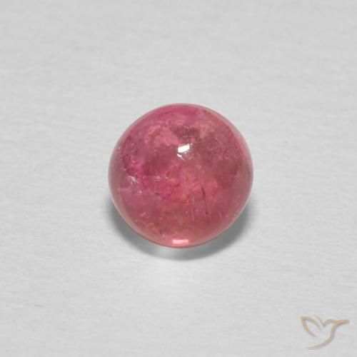 0.62ct Naturale Rosa chiaro Tormalina, Rotondo, Trasparente