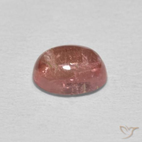 Tormalina Rosa medio naturale da 0.83 ct, Ovale, Trasparente