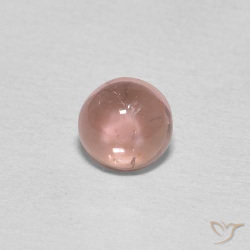 0.47ct Naturale Rosa medio Tormalina, Rotondo, Trasparente