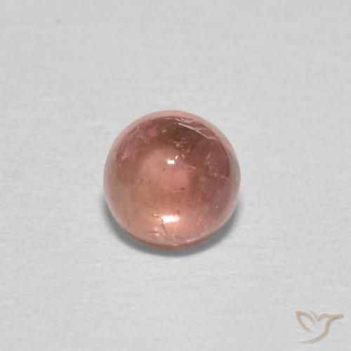 0.54ct Naturale Rosa medio Tormalina, Rotondo, Trasparente