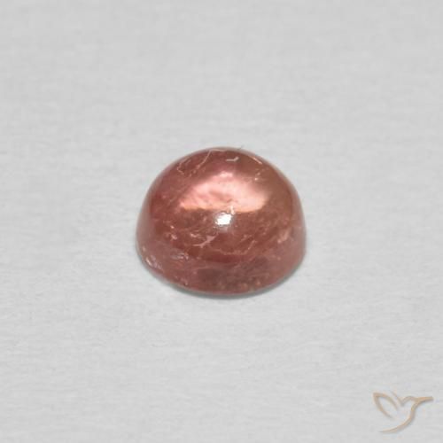 Tormalina Rosa medio naturale da 0.54 ct, Rotondo, Trasparente