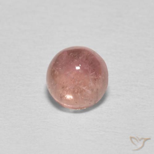 0.64ct Naturale Rosa medio Tormalina, Rotondo, Trasparente