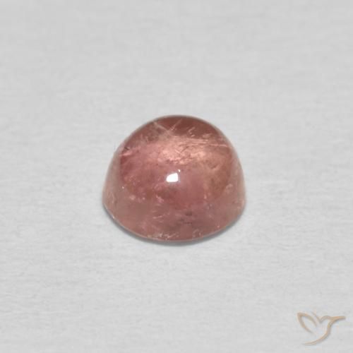 Tormalina Rosa medio naturale da 0.64 ct, Rotondo, Trasparente