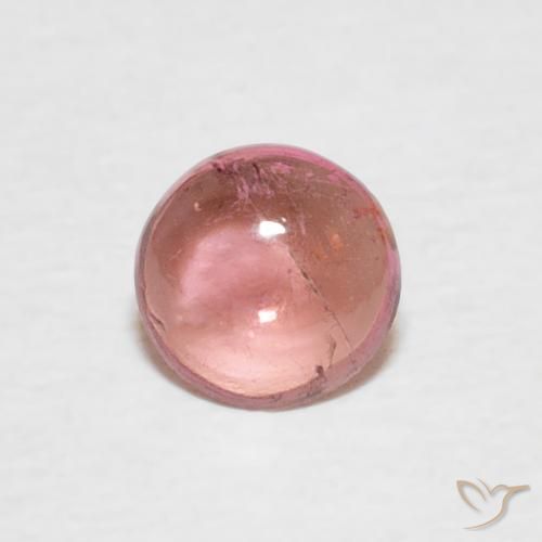 0.41ct Naturale Rosa chiaro Tormalina, Rotondo, Trasparente