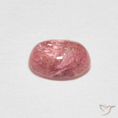 Tormalina Rosa shocking chiaro naturale da 0.85 ct, Ovale, Trasparente
