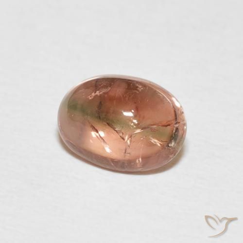 Tormalina Rosa medio naturale da 1.41 ct, Ovale, Trasparente