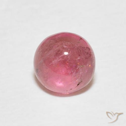 0.51ct Naturale Rosa medio Tormalina, Rotondo, Trasparente