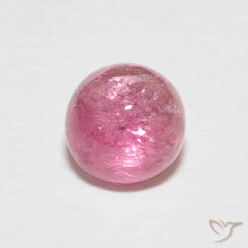0.72ct Naturale Rosa medio Tormalina, Rotondo, Trasparente