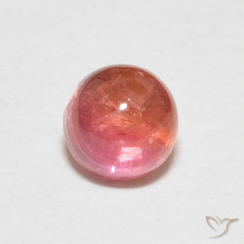 0.73ct Naturale Rosa chiaro Tormalina, Rotondo, Trasparente