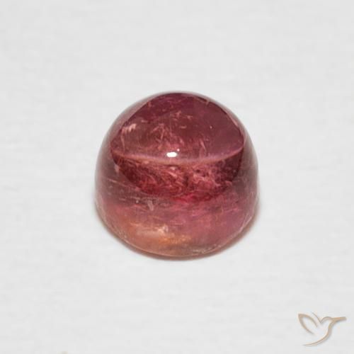 Tormalina Rosa chiaro naturale da 0.73 ct, Rotondo, Trasparente