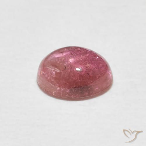 Tormalina Rosa hot naturale da 0.70 ct, Ovale, Trasparente