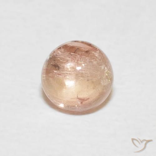 0.59ct Naturale Rosa medio Tormalina, Rotondo, Trasparente