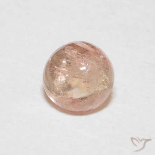 Tormalina Rosa medio naturale da 0.59 ct, Rotondo, Trasparente
