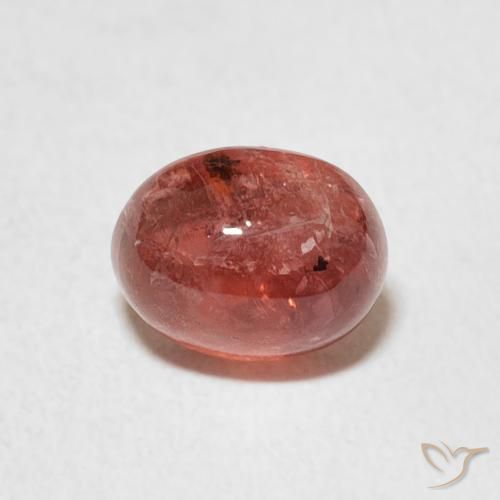 1.36ct Naturale Rosso medio Tormalina, Ovale, Trasparente