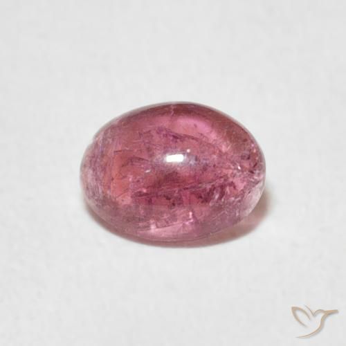 0.65ct Naturale Rosa chiaro Tormalina, Ovale, Trasparente