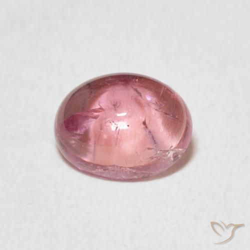 1.08ct Naturale Rosa hot Tormalina, Ovale, Trasparente