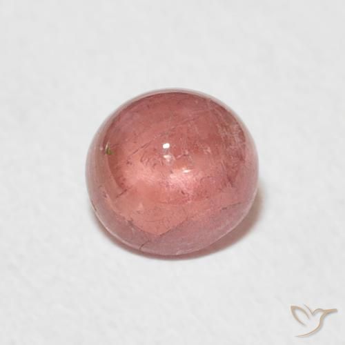0.72ct Naturale Rosa medio Tormalina, Rotondo, Trasparente