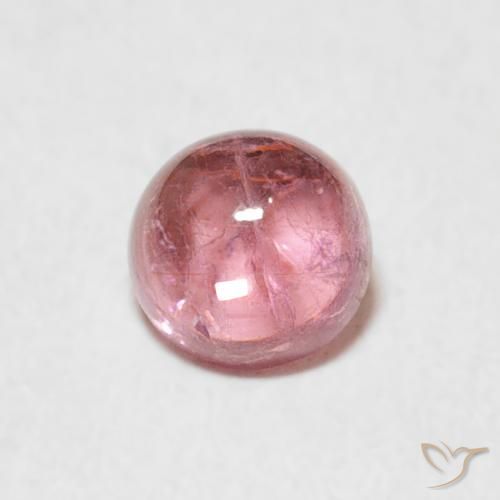 0.56ct Naturale Rosa chiaro Tormalina, Rotondo, Trasparente