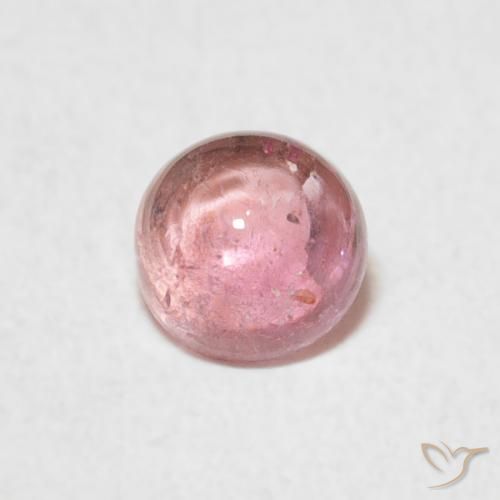 0.56ct Naturale Rosa chiaro Tormalina, Rotondo, Trasparente