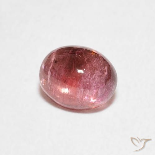 Tormalina Punch di frutta rosso naturale da 0.73 ct, Ovale, Trasparente