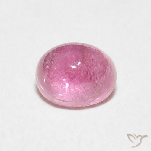 0.84ct Naturale Rosa hot Tormalina, Ovale, Trasparente