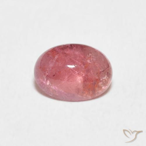 0.73ct Naturale Rosa hot Tormalina, Ovale, Trasparente