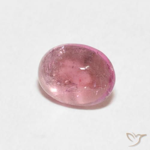 Tormalina Rosa gomma da masticare naturale da 0.65 ct, Ovale, Trasparente