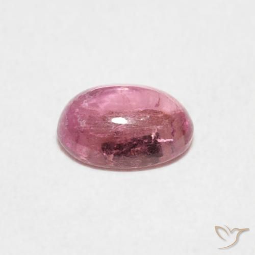 Tormalina Rosa gomma da masticare naturale da 0.65 ct, Ovale, Trasparente