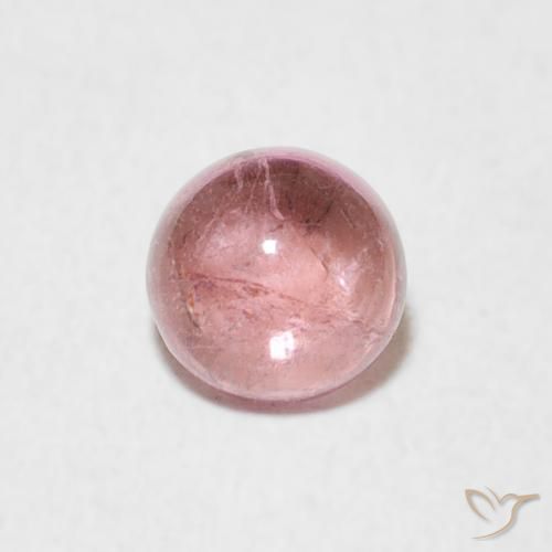 0.56ct Naturale Rosa chiaro Tormalina, Rotondo, Trasparente