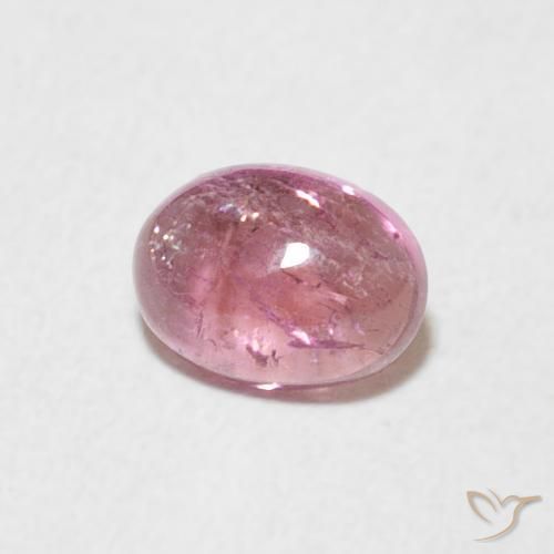 Tormalina Rosa medio naturale da 0.72 ct, Ovale, Trasparente