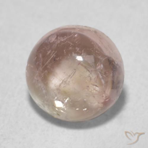 Tormalina Rosa medio naturale da 1.18 ct, Rotondo, Trasparente