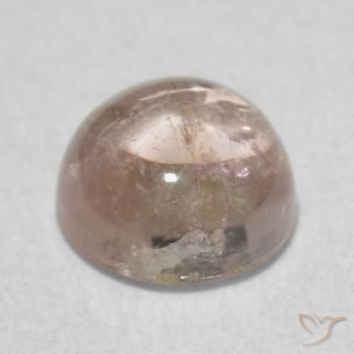 Tormalina Rosa medio naturale da 1.18 ct, Rotondo, Trasparente