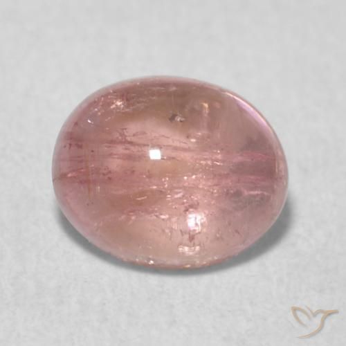 0.75ct Naturale Rosa chiaro Tormalina, Ovale, Trasparente