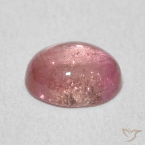 Tormalina Rosa chiaro naturale da 0.75 ct, Ovale, Trasparente