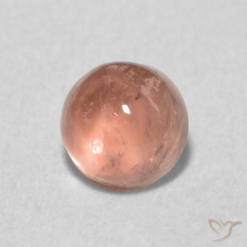 Tormalina Rosa medio naturale da 0.65 ct, Rotondo, Trasparente
