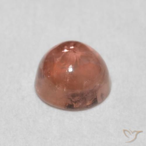 Tormalina Rosa medio naturale da 0.65 ct, Rotondo, Trasparente
