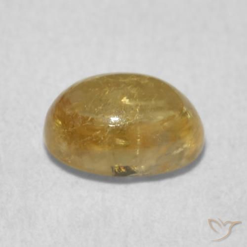 Tormalina Giallo Toscana naturale da 0.72 ct, Ovale, Trasparente