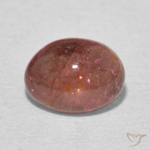 1.40ct Naturale Rosa palissandro Tormalina, Ovale, Trasparente