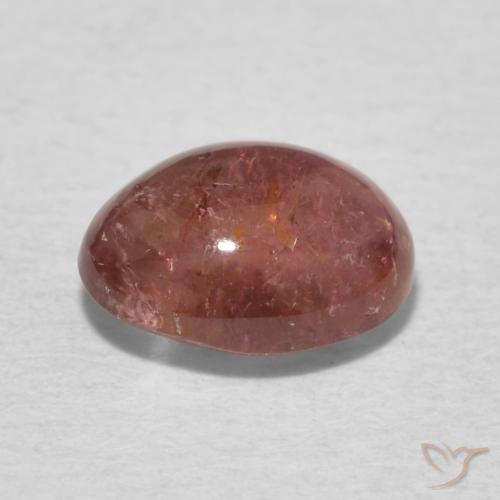 Tormalina Rosa palissandro naturale da 1.40 ct, Ovale, Trasparente