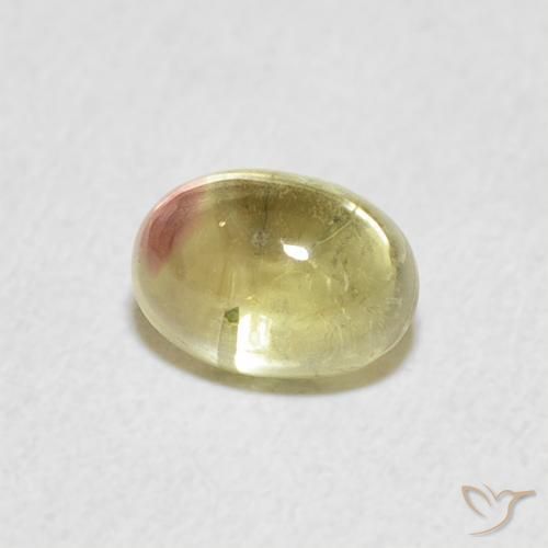 Tormalina Bi-Colore naturale da 0.96 ct, Ovale, Trasparente
