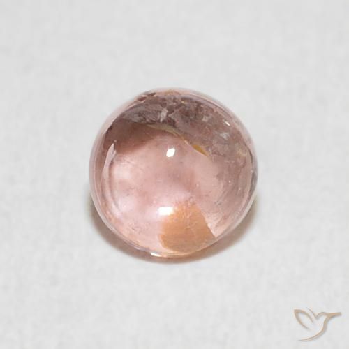 0.61ct Naturale Rosa chiaro Tormalina, Rotondo, Trasparente