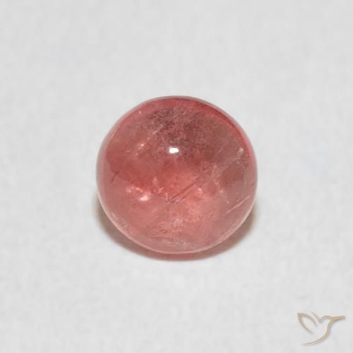 0.47ct Naturale Rosa medio Tormalina, Rotondo, Trasparente