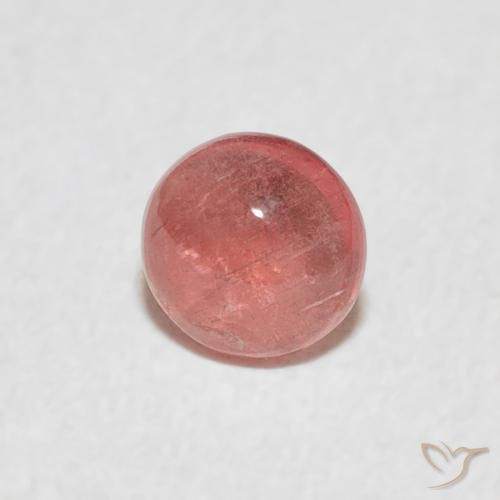 Tormalina Rosa medio naturale da 0.47 ct, Rotondo, Trasparente