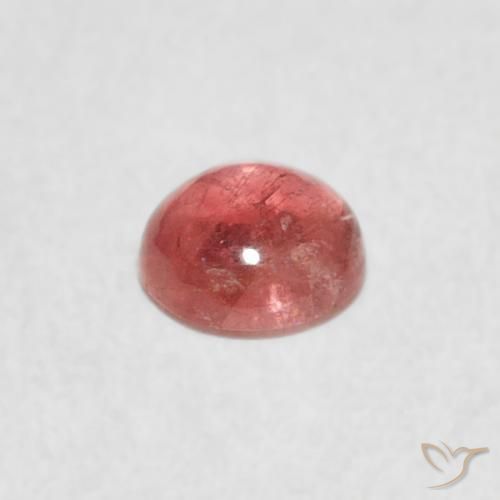 Tormalina Rosa medio naturale da 0.47 ct, Rotondo, Trasparente