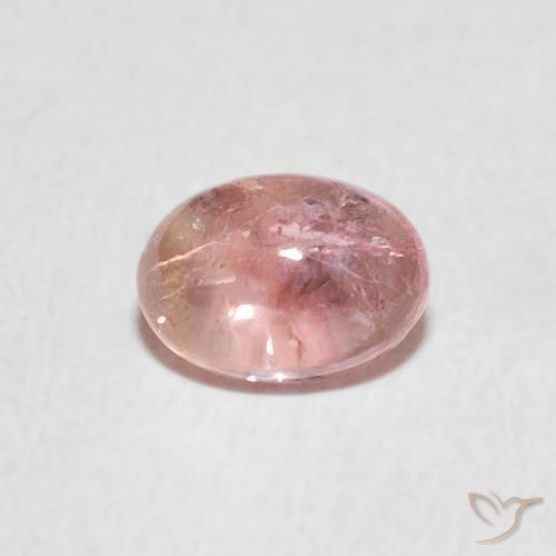 0.99ct Naturale Rosa chiaro Tormalina, Ovale, Trasparente