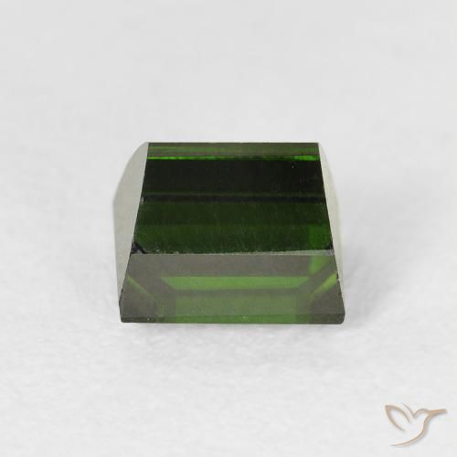 Tormalina Verde foresta naturale da 1.19 ct, Taglio a baguette, VVS-VS