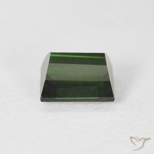 Tormalina Verde scuro naturale da 1.14 ct, Taglio a baguette, VVS