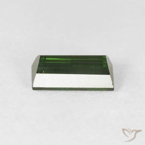 Tormalina Verde foresta naturale da 1.01 ct, Taglio a baguette, VS