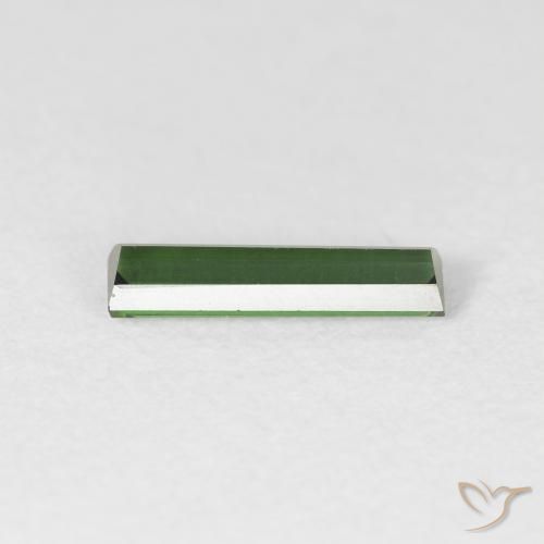 Tormalina Verde foresta naturale da 0.60 ct, Taglio a baguette, VVS
