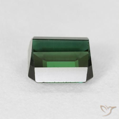 Tormalina Verde foresta naturale da 1.77 ct, Ottagonale / Taglio smeraldo, VS-SI